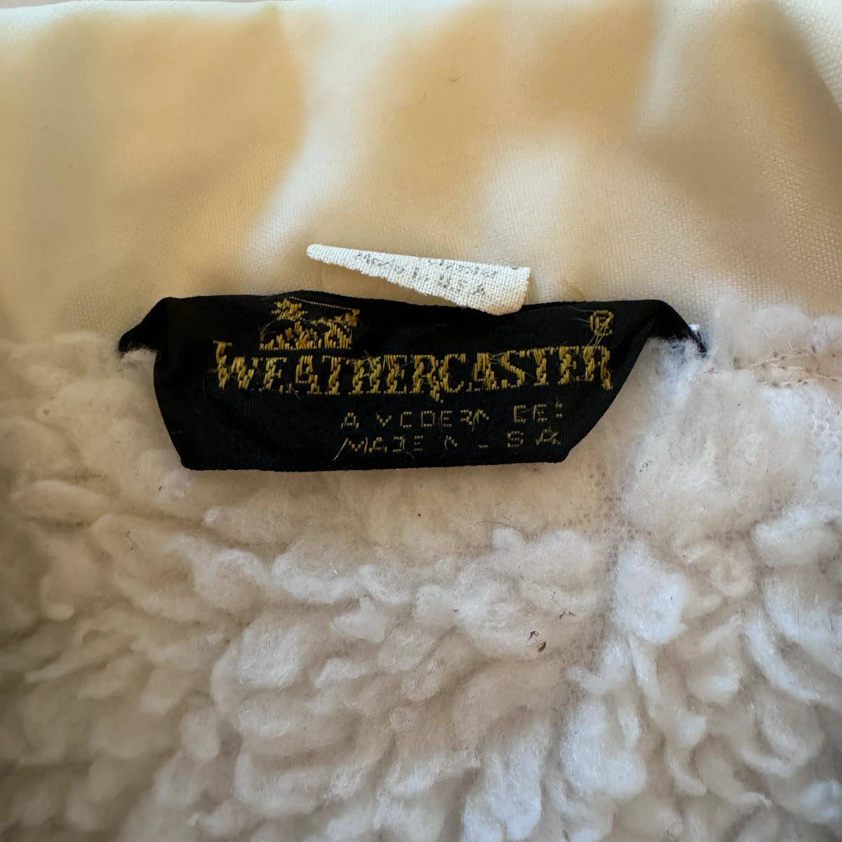 Vintage Indy 500 jacket sleeve and cuff detail