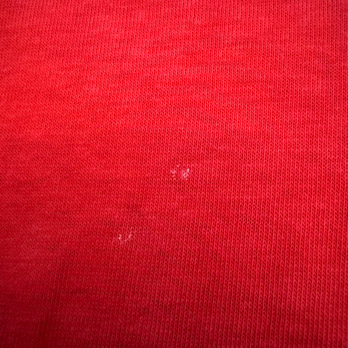 Vintage Ford Mustang polo sleeve and hem detail