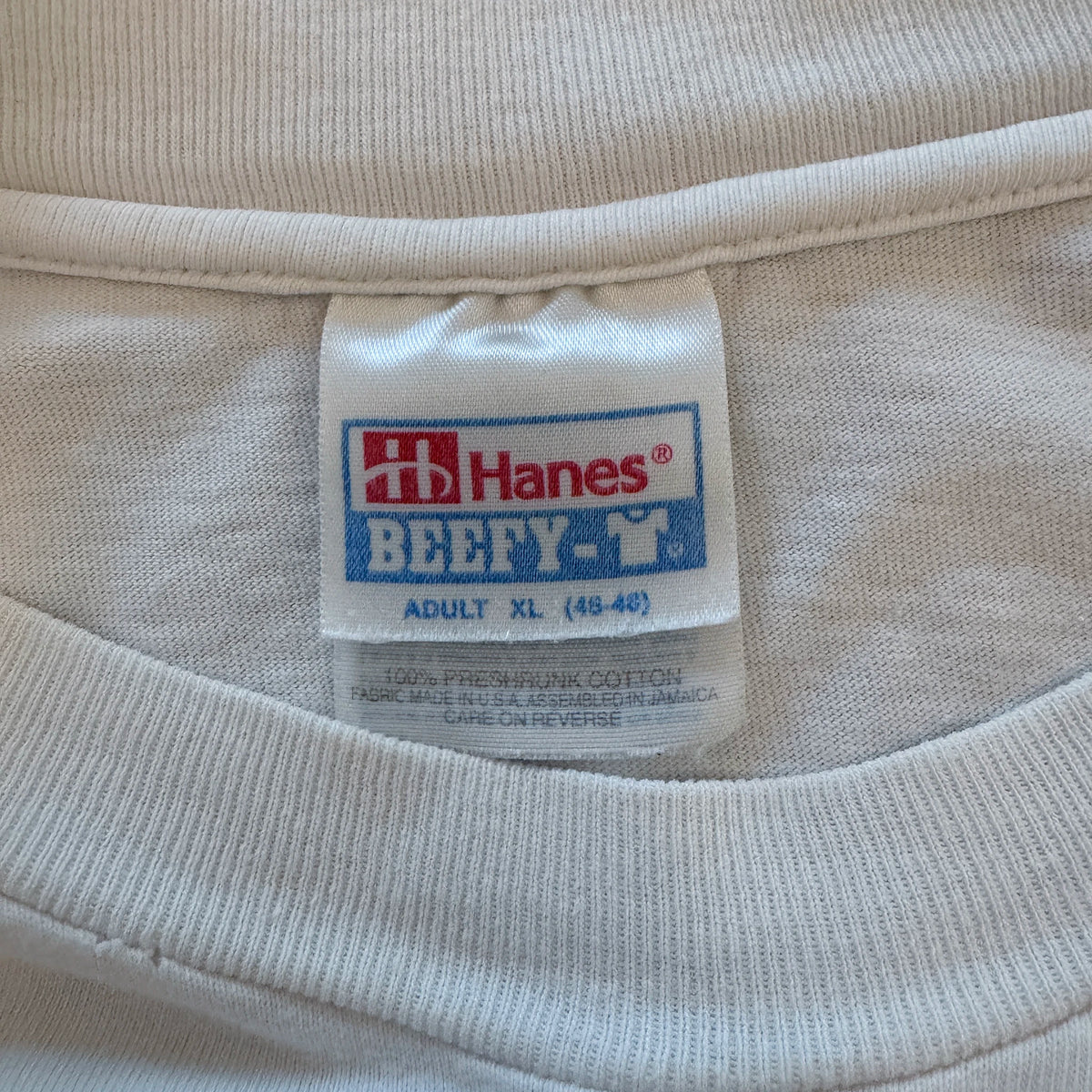 Vintage Don Kennedy tee side view showing fit and fabric weight