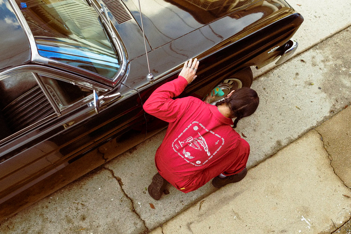 LeRoy microfiber cloths in use on a vehicle surface