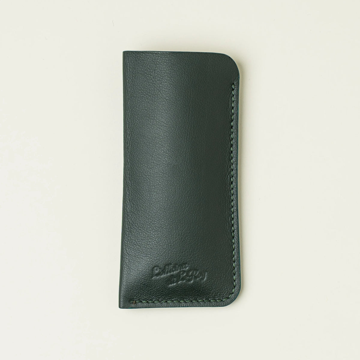 Horus glasses sleeve open showing Alcantara interior lining